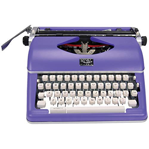 Royal 79119Q Klassische manuelle Schreibmaschine, Violett von Royal