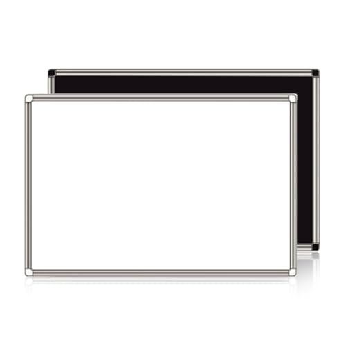 Royomal Magnetisch Whiteboard Klein, 40x30cm Magnetisches Whiteboard, Magnetic Abwischbar für Schreibtisch, Magnettafel Wand HäNgende Doppelseitige Tafel, für Büro, Heim und Schule Royomal Magnetisch Whiteboard Klein, 40x30cm Magnetisches Whiteboard, Magnetic Abwischbar für Schreibtisch, Magnettafel Wand HäNgende Doppelseitige Tafel, für Büro, Heim und Schule von Royomal