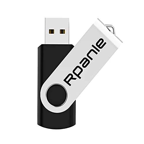 Rpanle 16GB USB-Stick USB Flash Laufwerk Pendrive USB 2.0 USB Speicherstick für PC Laptop Notebook Ultrabook TV Autoradio Schwarz von Rpanle