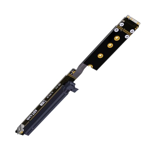 ADT-Link M.2 auf PCI-E 4.0 X16 Extender, Grafikkarten-Adapter-Verlängerungskabel, Kühlung, vielseitige Riser-Karten-Unterstützung, stabile Verbindung, kühlungsfreundlich, 25 cm, für Mining-Rigs ADT-Link M.2 auf PCI-E 4.0 X16 Extender, Grafikkarten-Adapter-Verlängerungskabel, Kühlung, vielseitige Riser-Karten-Unterstützung, stabile Verbindung, kühlungsfreundlich, 25 cm, für Mining-Rigs von Rproonay