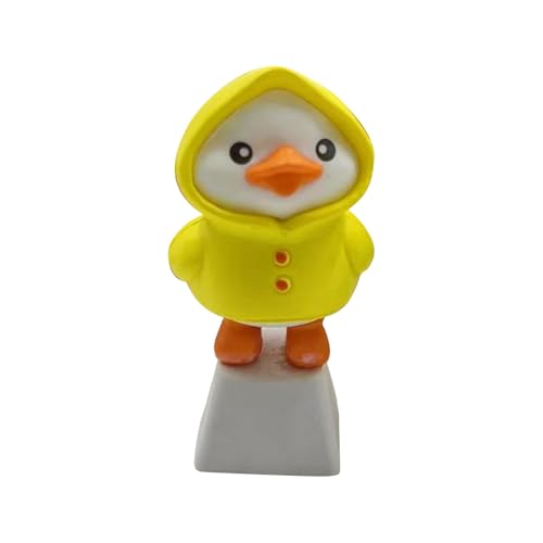Gelbe Ente Tastenkappe, niedliche kleine Ente, personalisierte handgefertigte Tastenkappe, Cartoon-gelbe mechanische Tastatur, Handwerkskunst, einfach zu installieren, für G amer Geschenk von Rproonay