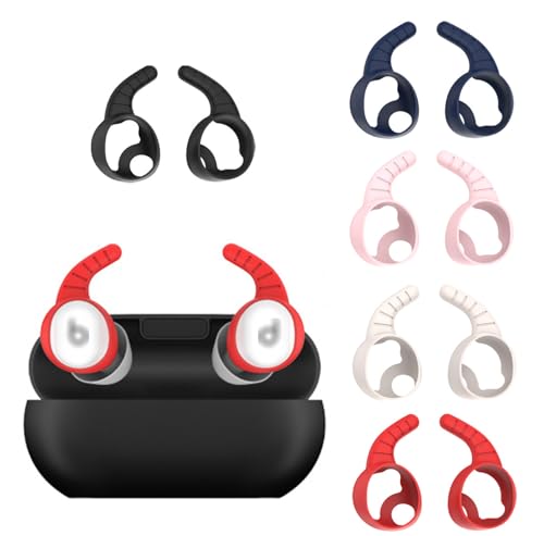 Rqker Ohrbügel, kompatibel mit Beats Solo Buds Ohrhörern, 5 Paar rutschfeste Silikon-Ohrhörer-Haken, kompatibel mit Beats Solo Buds, 5 Paar, 5 Farben Rqker Ohrbügel, kompatibel mit Beats Solo Buds Ohrhörern, 5 Paar rutschfeste Silikon-Ohrhörer-Haken, kompatibel mit Beats Solo Buds, 5 Paar, 5 Farben von Rqker