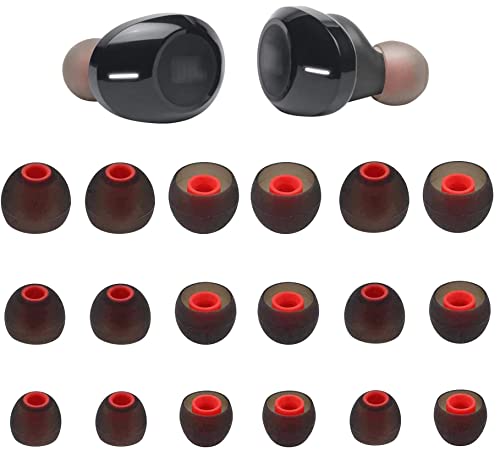 Rqker Ohrstöpsel kompatibel mit JBL 125TWS Live 300 Ohrhörer, 9 Paar S/M/L Größen Weiche Silikon Ohrstöpsel Ohrstöpsel Ersatzspitzen, kompatibel mit JBL 125TWS Live 300, 18 Schwarz/Rot sml Rqker Ohrstöpsel kompatibel mit JBL 125TWS Live 300 Ohrhörer, 9 Paar S/M/L Größen Weiche Silikon Ohrstöpsel Ohrstöpsel Ersatzspitzen, kompatibel mit JBL 125TWS Live 300, 18 Schwarz/Rot sml von Rqker
