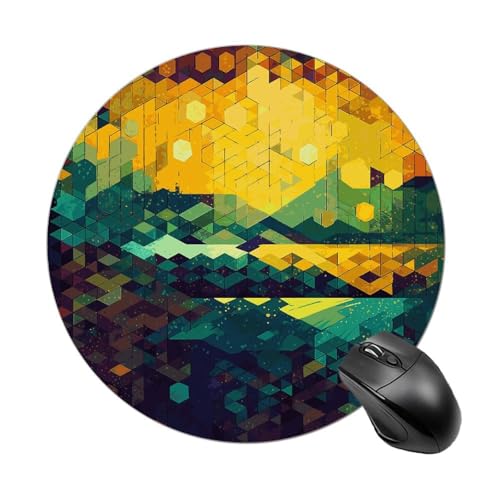 Glänzendes sechseckiges Mauspad, kleines Mauspad mit rutschfester Gummiunterseite, bequemes Laptop-Mauspad, rund, wasserdicht, Mauspad für Büro, Zuhause, Computer, 20 x 20 cm Glänzendes sechseckiges Mauspad, kleines Mauspad mit rutschfester Gummiunterseite, bequemes Laptop-Mauspad, rund, wasserdicht, Mauspad für Büro, Zuhause, Computer, 20 x 20 cm von Rrtsmsgh