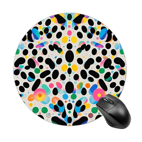 Glitzerndes Regenbogen-Mauspad, kleines Mauspad mit rutschfester Gummiunterseite, bequemes Laptop-Mauspad, rund, wasserdicht, Mauspad für Büro, Zuhause, Computer, 20 x 20 cm Glitzerndes Regenbogen-Mauspad, kleines Mauspad mit rutschfester Gummiunterseite, bequemes Laptop-Mauspad, rund, wasserdicht, Mauspad für Büro, Zuhause, Computer, 20 x 20 cm von Rrtsmsgh