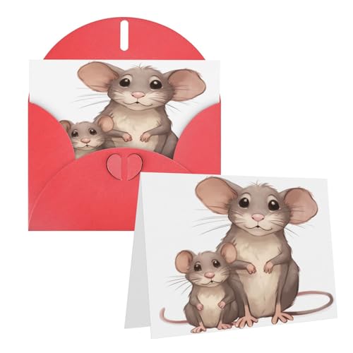 Grußkarten Mutter und Kind Ratten Blanko Grußkarten mit Umschlägen für alle Anlässe Karten Freundschaft Jubiläumskarten Grußkarten Mutter und Kind Ratten Blanko Grußkarten mit Umschlägen für alle Anlässe Karten Freundschaft Jubiläumskarten von Rrtsmsgh