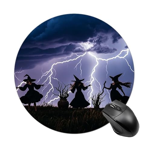 Mauspad mit Aufschrift "Witch Prayed", kleines Mauspad mit rutschfester Gummiunterseite, bequemes Laptop-Mauspad, rund, wasserdicht, Mauspad für Büro, Zuhause, Computer, 20 x 20 cm Mauspad mit Aufschrift "Witch Prayed", kleines Mauspad mit rutschfester Gummiunterseite, bequemes Laptop-Mauspad, rund, wasserdicht, Mauspad für Büro, Zuhause, Computer, 20 x 20 cm von Rrtsmsgh