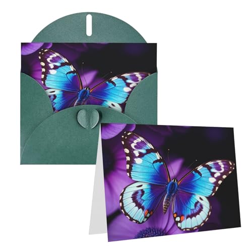 Rrtsmsgh Grußkarten Blau Lila Schmetterling Blanko Grußkarten mit Umschlägen für alle Anlässe Karten Freundschaft Jahrestag Karten Rrtsmsgh Grußkarten Blau Lila Schmetterling Blanko Grußkarten mit Umschlägen für alle Anlässe Karten Freundschaft Jahrestag Karten von Rrtsmsgh