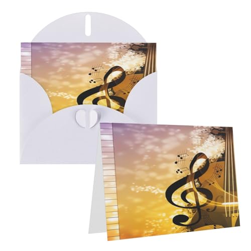 Rrtsmsgh Grußkarten Klavier Violine Musiknoten Blanko Grußkarten mit Umschlägen für alle Anlässe Karten Freundschaft Jahrestag Karten Rrtsmsgh Grußkarten Klavier Violine Musiknoten Blanko Grußkarten mit Umschlägen für alle Anlässe Karten Freundschaft Jahrestag Karten von Rrtsmsgh