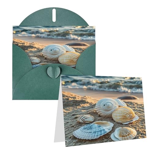 Rrtsmsgh Grußkarten Sleep On Shells Blanko-Grußkarten mit Umschlägen für alle Anlässe, Freundschaftskarten, Jubiläumskarten Rrtsmsgh Grußkarten Sleep On Shells Blanko-Grußkarten mit Umschlägen für alle Anlässe, Freundschaftskarten, Jubiläumskarten von Rrtsmsgh