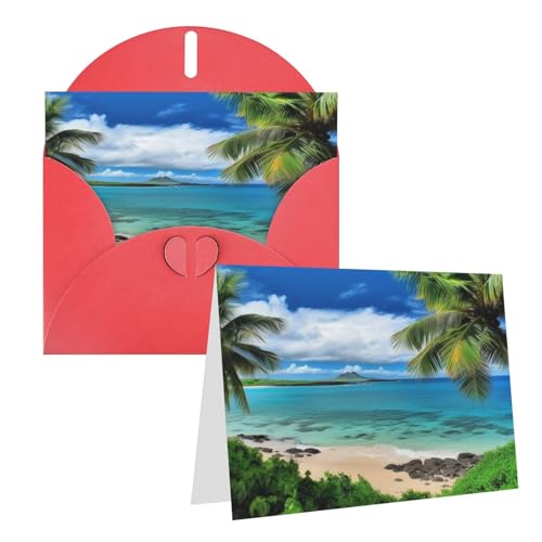 Rrtsmsgh Grußkarten Tropische Palme Hawaii Strand Blanko Grußkarten mit Umschlägen für alle Anlässe Karten Freundschaft Jahrestag Karten Rrtsmsgh Grußkarten Tropische Palme Hawaii Strand Blanko Grußkarten mit Umschlägen für alle Anlässe Karten Freundschaft Jahrestag Karten von Rrtsmsgh
