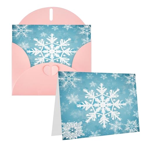 Rrtsmsgh Grußkarten Winter Schneeflocke Blanko Grußkarten mit Umschlägen für alle Anlässe Karten Freundschaft Jahrestag Karten Rrtsmsgh Grußkarten Winter Schneeflocke Blanko Grußkarten mit Umschlägen für alle Anlässe Karten Freundschaft Jahrestag Karten von Rrtsmsgh