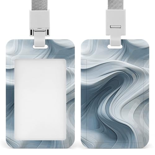 Wave Motion Image Badge Holder Professional Vertical Badge Clip with Lanyard Waterproof ID Card Protective Cover for Office Clear ID Card Holder for Nurse Doctor Teacher Wave Motion Image Badge Holder Professional Vertical Badge Clip with Lanyard Waterproof ID Card Protective Cover for Office Clear ID Card Holder for Nurse Doctor Teacher von Rrtsmsgh