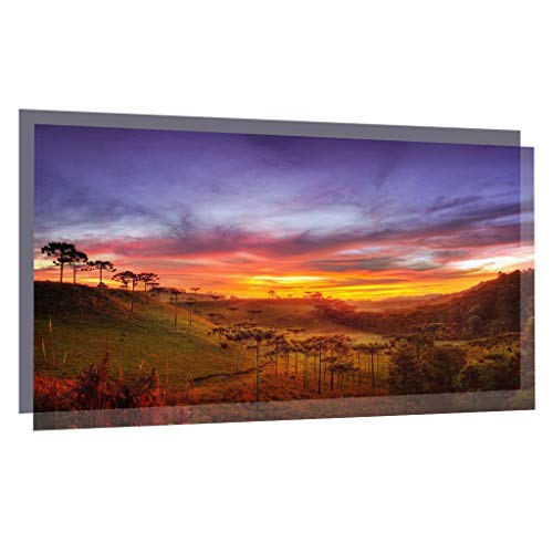 Rsmmpqa 100 Zoll 60/84 /120/130 Zoll 16:9 Projektor-Leinwand Hohe Helligkeit Reflektierender Stoff Stoff Stoff Leinwand (Größe: 120 Zoll) von Rsmmpqa