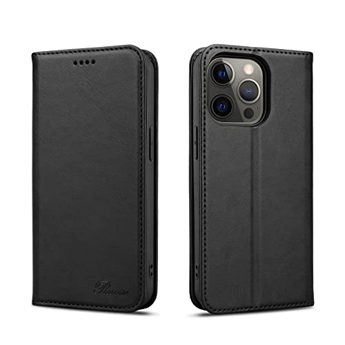 Rssviss Schutzhülle für iPhone 13 Pro, Schutzhülle aus PU-Leder, iPhone 13 Pro, 3 Kartenfächer, Schutzhülle iPhone 13 Pro, magnetisch, Schutzhülle für iPhone 13 Pro 6,1 Zoll, Schwarz Rssviss Schutzhülle für iPhone 13 Pro, Schutzhülle aus PU-Leder, iPhone 13 Pro, 3 Kartenfächer, Schutzhülle iPhone 13 Pro, magnetisch, Schutzhülle für iPhone 13 Pro 6,1 Zoll, Schwarz von Rssviss