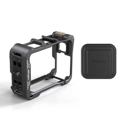 Rszfnjxry 360 Ace Series Aluminiumrahmen Käfig Mit Linse, Silikonhülle für Insta360 Ace Pro 2/Pro, Metall-Schutzhülle, Langlebiges Gehäuse Rszfnjxry 360 Ace Series Aluminiumrahmen Käfig Mit Linse, Silikonhülle für Insta360 Ace Pro 2/Pro, Metall-Schutzhülle, Langlebiges Gehäuse von Rszfnjxry