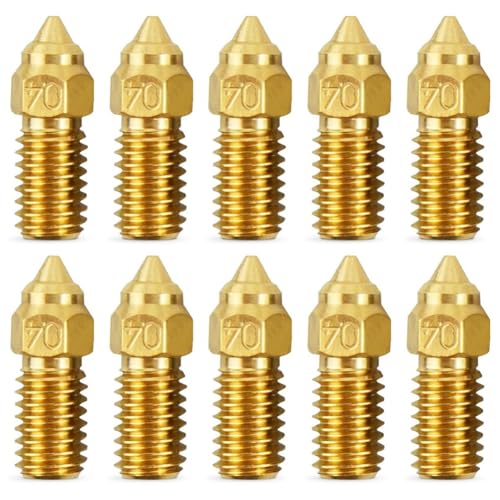 Rtauhife 10 Stück Passend für ElegooNeptune 4 SeriesDüsen 3D-Druckerteile Hochtemperatur-0,4-Mm-Düsen-Kit Passend für Neptune 4 Pro Rtauhife 10 Stück Passend für ElegooNeptune 4 SeriesDüsen 3D-Druckerteile Hochtemperatur-0,4-Mm-Düsen-Kit Passend für Neptune 4 Pro von Rtauhife