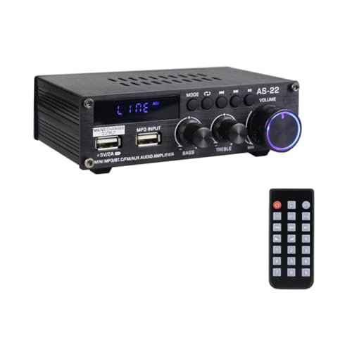 Rtauhife AS22 HiFi-Digitalverstärker 30 W X 2, 2.0-Kanal-Digital-Bluetooth-Verstärker, Audio-Verstärker, Empfänger für Auto, Zuhause, EU-Stecker Rtauhife AS22 HiFi-Digitalverstärker 30 W X 2, 2.0-Kanal-Digital-Bluetooth-Verstärker, Audio-Verstärker, Empfänger für Auto, Zuhause, EU-Stecker von Rtauhife