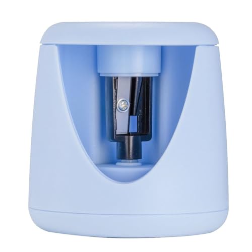 Rtauhife Elektrischer Rotierender Bleistiftspitzer, USB-Ladegerät, Lithium-, Bleistiftspitzer für Büro, Schulbedarf, Blau von Rtauhife