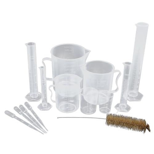 11-teiliges Messzylinder-Set, Becher und Pipetten, wissenschaftliches Labor-Set 11-teiliges Messzylinder-Set, Becher und Pipetten, wissenschaftliches Labor-Set von Ruarby