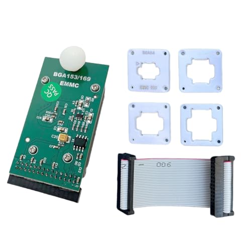 BGA64 Adapter-Buchsenanschluss mit doppeltem Kopf, federbelasteter Prüfsondenhalter, Grenzrahmen, geeignet für T76-Programmierer von Ruarby