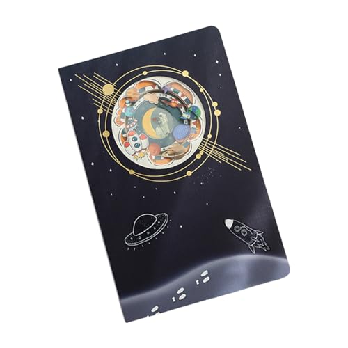 Ruarby Novelty-Weltraum-Wunderland-Notizbuch, Tagebuch, 120 Seiten, gepunktete Notizblöcke, Skizzenbuch für Studenten, Notizen, Schreiben, Journaling Ruarby Novelty-Weltraum-Wunderland-Notizbuch, Tagebuch, 120 Seiten, gepunktete Notizblöcke, Skizzenbuch für Studenten, Notizen, Schreiben, Journaling von Ruarby