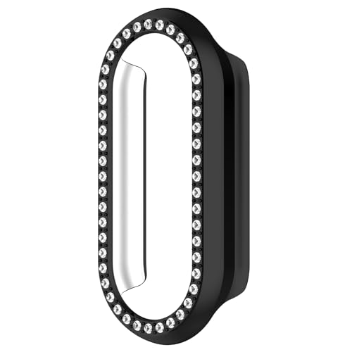Schutzhülle für Band 9 Smartwatch mit Strasssteinen, Polycarbonat, mit Aussparungen, staubabweisend, stoßfest Schutzhülle für Band 9 Smartwatch mit Strasssteinen, Polycarbonat, mit Aussparungen, staubabweisend, stoßfest von Ruarby