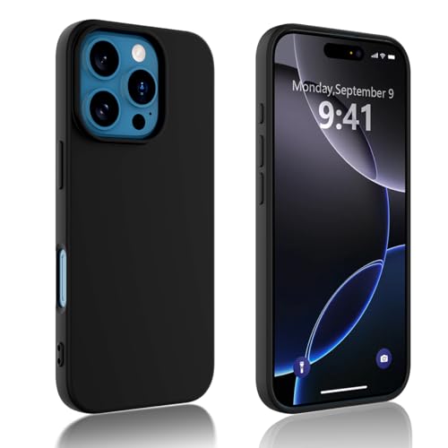 Ruayia Hülle für Phone 16 Pro, Handyhülle Silikon Stoßfest, Schutzhülle für Phone 16 Pro Schutz Anti-Kratzt Rückseite Case - Schwarz Ruayia Hülle für Phone 16 Pro, Handyhülle Silikon Stoßfest, Schutzhülle für Phone 16 Pro Schutz Anti-Kratzt Rückseite Case - Schwarz von Ruayia