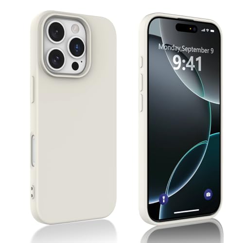 Ruayia Hülle für Phone 16 Pro Max, Handyhülle Silikon Stoßfest, Schutzhülle für Phone 16 Pro Max Schutz Anti-Kratzt Rückseite Case - Weiß Ruayia Hülle für Phone 16 Pro Max, Handyhülle Silikon Stoßfest, Schutzhülle für Phone 16 Pro Max Schutz Anti-Kratzt Rückseite Case - Weiß von Ruayia