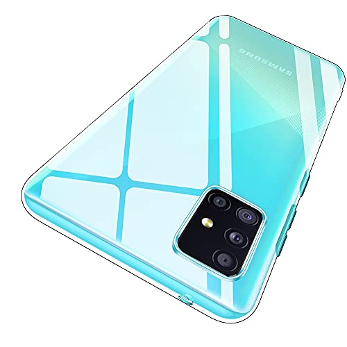 Ruayia Schutzhülle für Samsung Galaxy A51, transparent, ultradünn, leicht, weich, Silikon, Bumper, Schutz, kratzfest, stoßfest, für Samsung Galaxy A51 – 6,5 Zoll – Transparent Ruayia Schutzhülle für Samsung Galaxy A51, transparent, ultradünn, leicht, weich, Silikon, Bumper, Schutz, kratzfest, stoßfest, für Samsung Galaxy A51 – 6,5 Zoll – Transparent von Ruayia