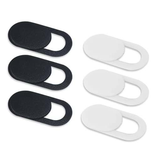 Ruayia Webcam Abdeckung Slider 2 Stück, Laptop Kamera Abdeckung Kamera Abdeckung Handy Dünn, Schutz Ihrer Privatsphäre Online für Laptop, Handy, PC, Tablet - Schwarz + Weiß - S Ruayia Webcam Abdeckung Slider 2 Stück, Laptop Kamera Abdeckung Kamera Abdeckung Handy Dünn, Schutz Ihrer Privatsphäre Online für Laptop, Handy, PC, Tablet - Schwarz + Weiß - S von Ruayia