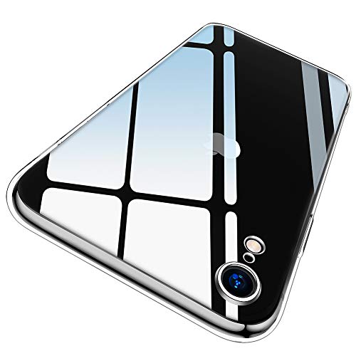 Ruayia für iPhone XR Hülle Klar, [Nie Vergilbung] Stoßfeste Kratzfeste Schutzhülle Transparent Case Dünne Weiche TPU Silikon Handyhülle iPhone XR -6,1 Zoll- Dünne Transparent von Ruayia