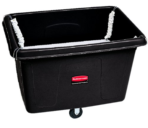 Rubbermaid Commercial Products 0.4 m Spring Platform Cube Truck - Black von Rubbermaid Commercial Products