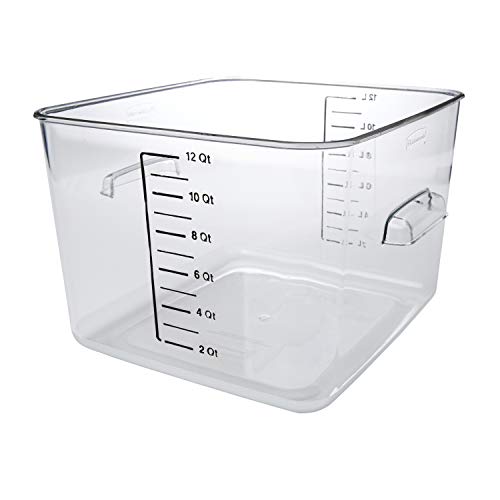 Rubbermaid Commercial Products 11.4L Space Saving Container - Clear von Rubbermaid Commercial Products