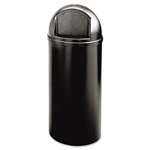 Rubbermaid Commercial Products 15 gal Polyethylene Round Marshal Classic Trash Can - Black von Rubbermaid Commercial Products