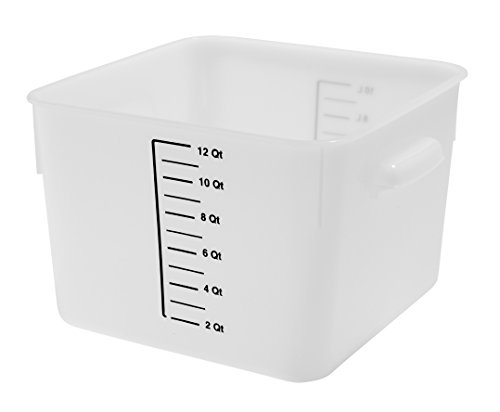 Rubbermaid Commercial Products 17L Space Saving Container - White von Rubbermaid Commercial Products