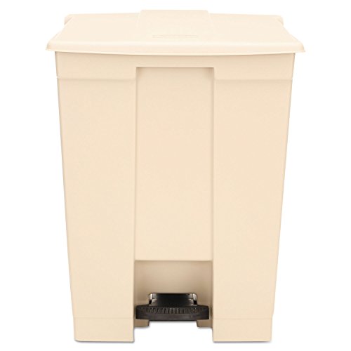 Rubbermaid Commercial Products 18gal HDPE Step On Trash Can - Beige von Rubbermaid Commercial Products