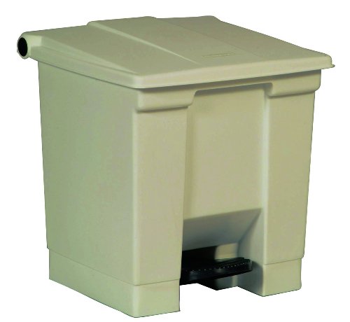 Rubbermaid Commercial Products 18gal HDPE Step On Trash Can - Beige von Rubbermaid Commercial Products