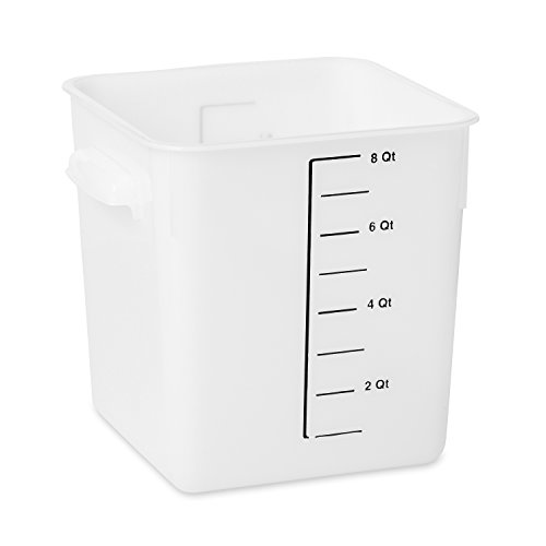 Rubbermaid Commercial Products 7.6L Space Saving Container - White von Rubbermaid Commercial Products