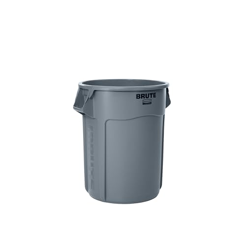 Rubbermaid Commercial Products Brute Round Container 208.2 L - Grey von Rubbermaid Commercial Products