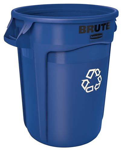 Rubbermaid Commercial Products FG263273BLUE-001 Brute Container with Venting Channels, 121.1 L von Rubbermaid Commercial Products