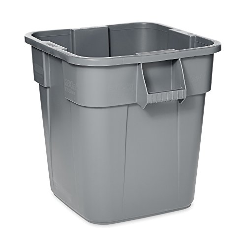 Rubbermaid Commercial Products FG352600GRAY BRUTE Behälter, quadratisch, 106 L, Grau von Rubbermaid Commercial Products