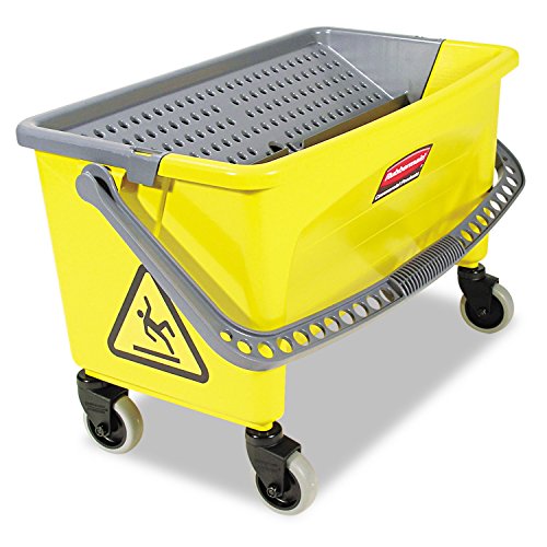 Rubbermaid Commercial Products HYGEN Press Wring Bucket for Microfiber Mops - Yellow von Rubbermaid Commercial Products