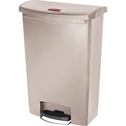 Rubbermaid Commercial Products Slim Jim 1883552 90 Litre Front Step Step-On Resin Wastebasket - Beige Rubbermaid Commercial Products Slim Jim 1883552 90 Litre Front Step Step-On Resin Wastebasket - Beige von Rubbermaid Commercial Products