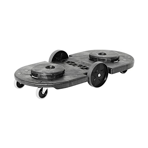 Rubbermaid Commercial Products Tandem BRUTE Dolly - Black, size: 9 X 45 X 20.3 von Rubbermaid Commercial Products