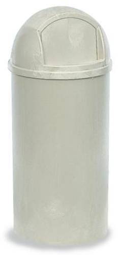 Rubbermaid 0086876156881 Mülleimer 80l (Ø x H) 455mm x 1070mm Beige 1St. von Rubbermaid