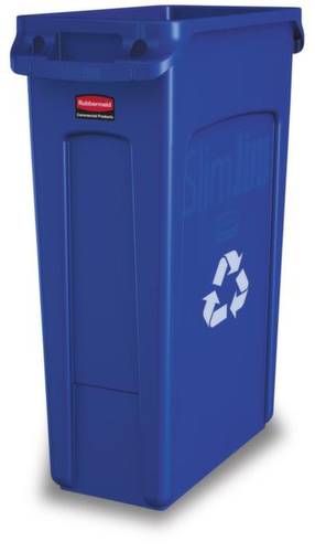 Rubbermaid 0086876186383 Wertstoffbehälter 87l (B x H x T) 279 x 762 x 558mm Blau 1St. von Rubbermaid