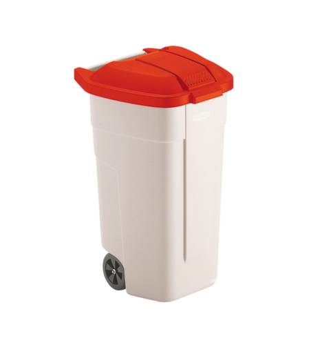 Rubbermaid 8713631023141 Wertstofftonne 100l (B x H x T) 510 x 850 x 530mm Rot 1St. von Rubbermaid