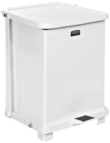 Rubbermaid Commercial Defenders Abfalleimer mit Kunststoffauskleidung, 22 l, Weiß von Rubbermaid Commercial