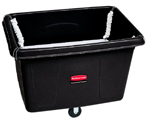 Rubbermaid Commercial Products 0.4 m Spring Platform Cube Truck - Black von Rubbermaid